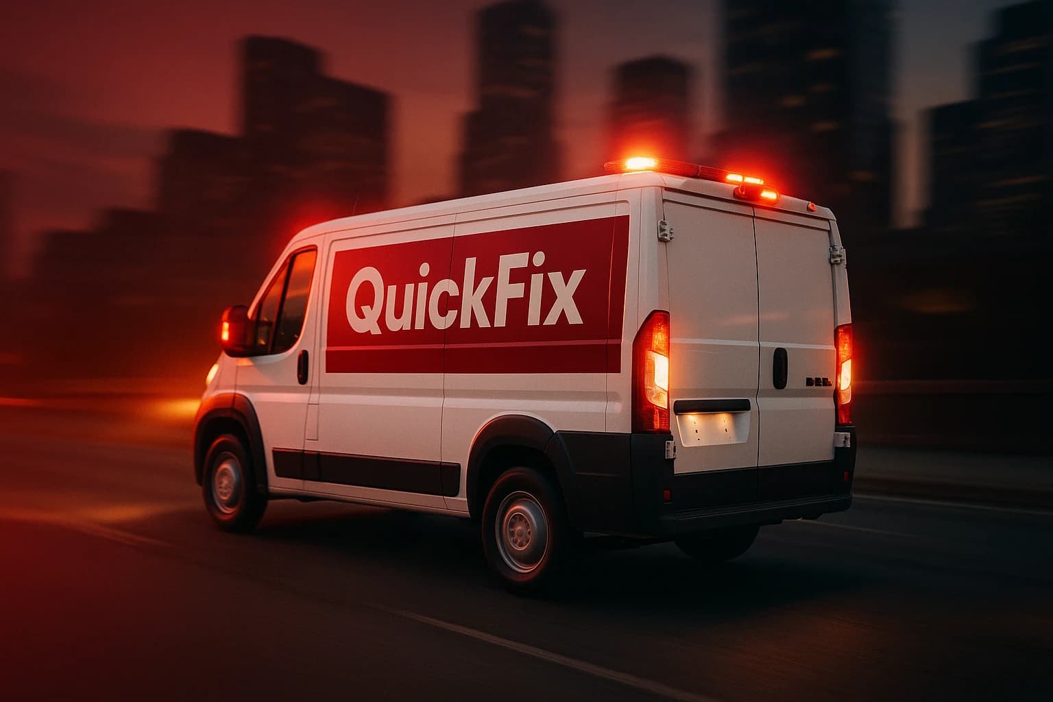 QuickFix Garage Door Service van