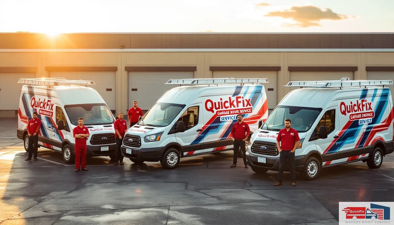 QuickFix Garage Door Service van