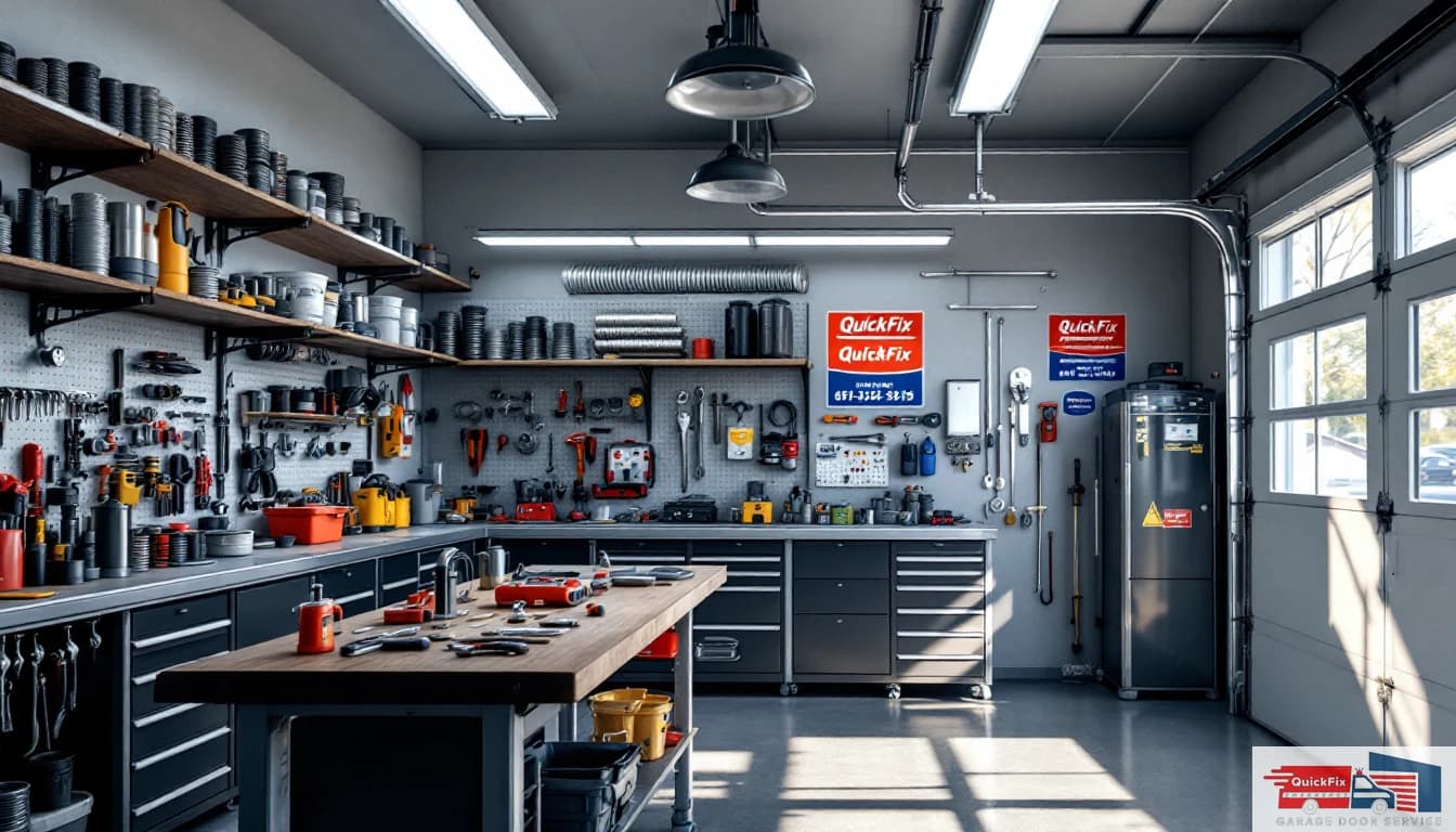 QuickFix Garage Door Service fleet and team