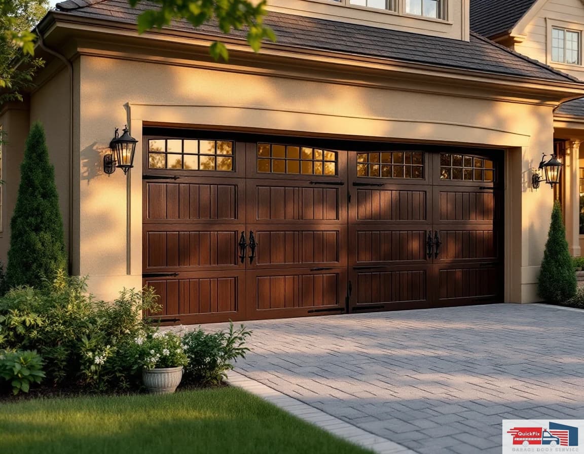 Carriage House Door Installation — diagnostic inspection by a QuickFix technician
