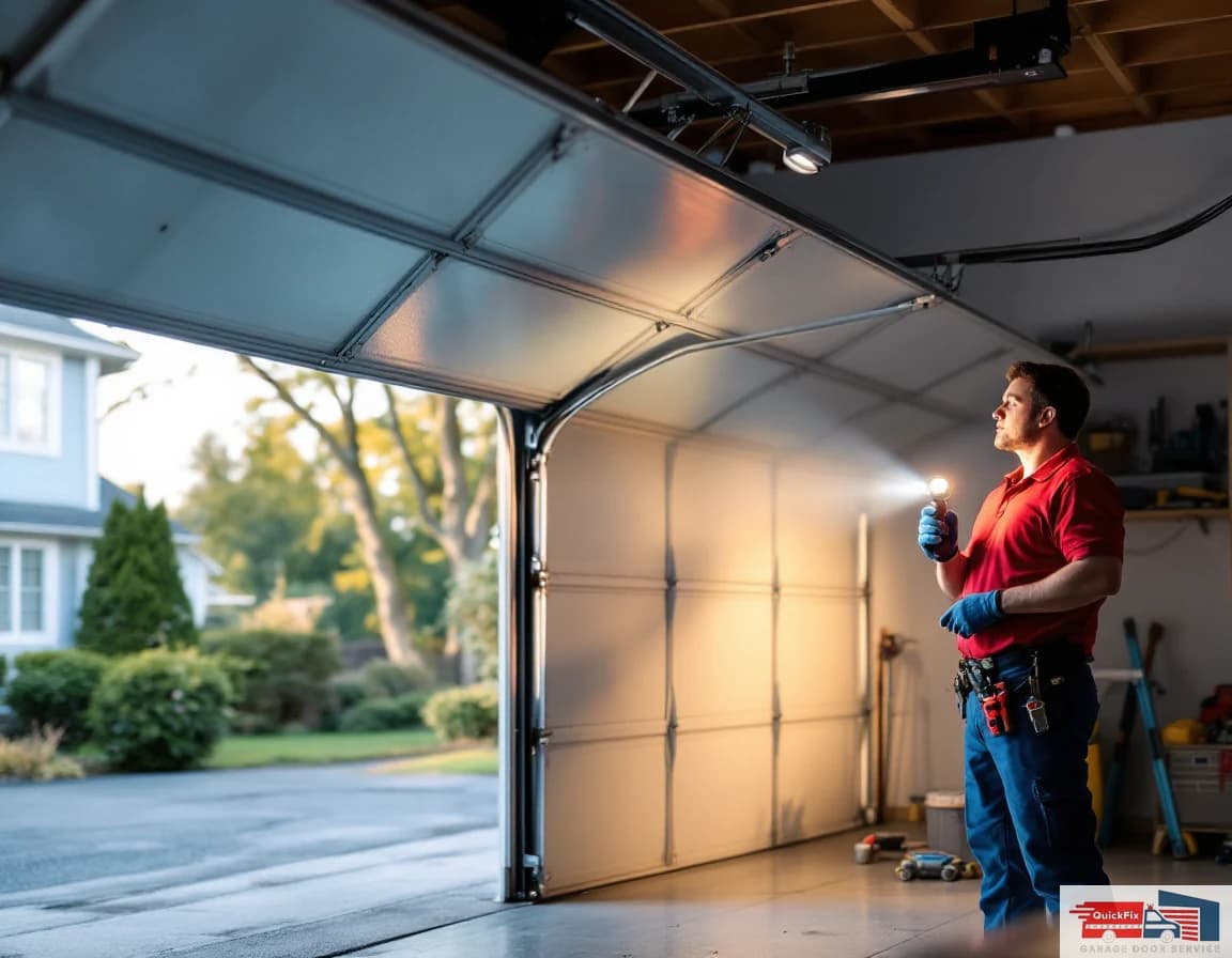 Hinge & Hardware Replacement — diagnostic inspection by a QuickFix technician
