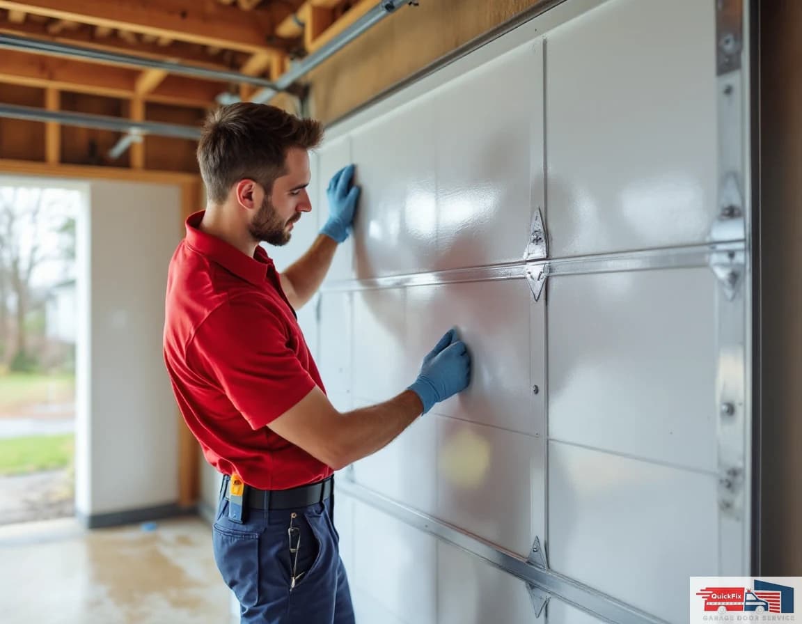 Panel Repair & Replacement — diagnostic inspection by a QuickFix technician