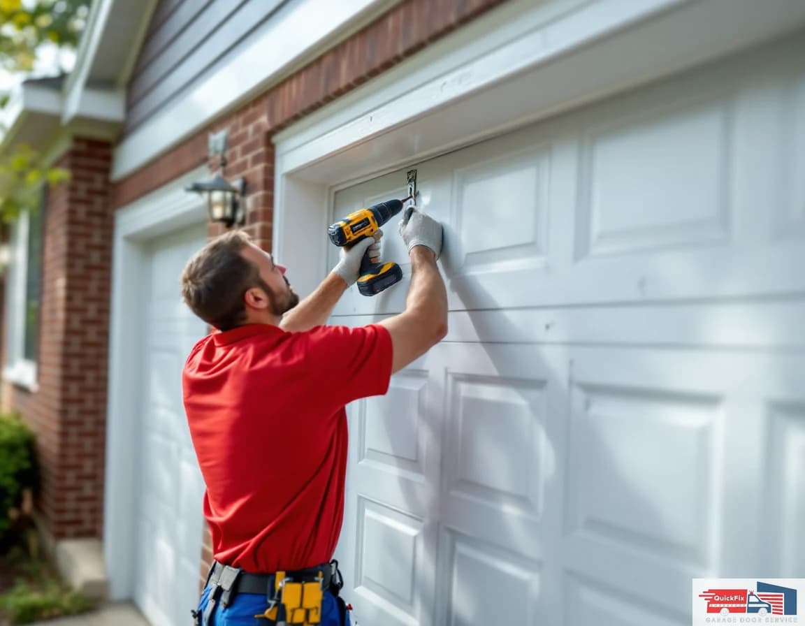 Authentic carriage-house garage door installation — QuickFix Garage Door Service